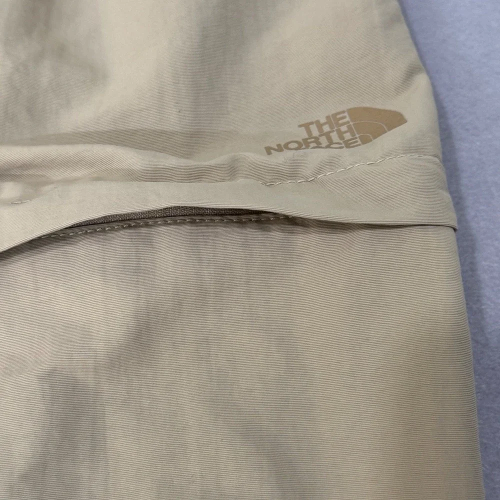 The North Face Convertible Hiking Pants Mens 36x32 Tan Zip‎ Off Cargo